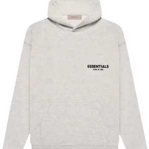 Fear of God Essentials Light Gray Hoodie